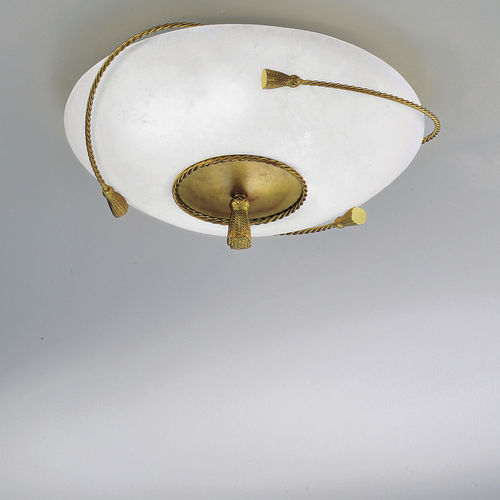 Moderne Deckenleuchte - NOVO VITRUM 04 - Prearo Collezioni Luce - rund / Glas / Messing