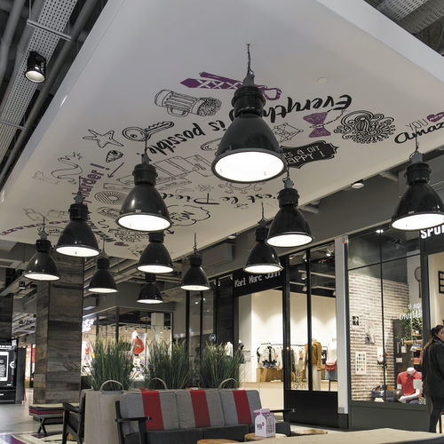 Akustik-Deckensegel - ALYOS® fonica - ALYOS technology - für Fassadenverkleidung / für Decke / für Raumteiler