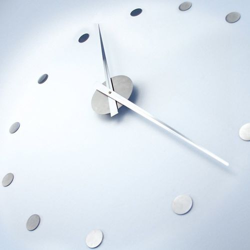 Moderne Uhr - RADIUS DESIGN - wandmontiert / Analog / Aluminium