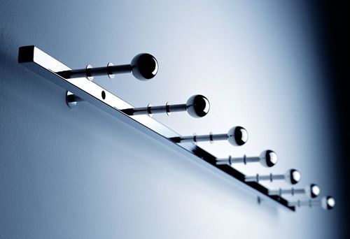 Wandmontierter Garderobenständer - Z - RADIUS DESIGN - modern / Stahl
