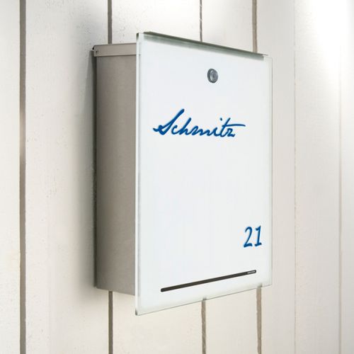 Wandmontierter Briefkasten - LETTERMAN 3 - RADIUS DESIGN - individuell
