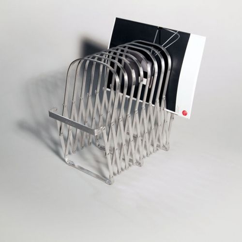 Zeitschriftenständer / originelles Design - COLLATOR  - RADIUS DESIGN - für Privatgebrauch / Aluminium