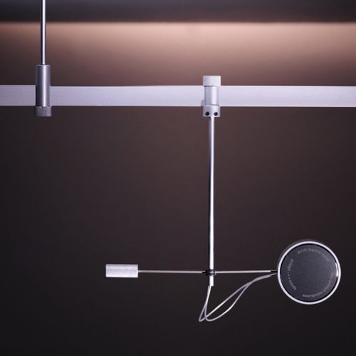 Halogen-Schienenleuchte - ABSOLUT - RADIUS DESIGN - rund / Aluminium / Messing