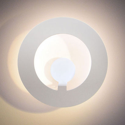 Wandleuchte / originelles Design - ABSOLUT CIRCLE - RADIUS DESIGN - für den Innenraum / Stahl / Kunststoff