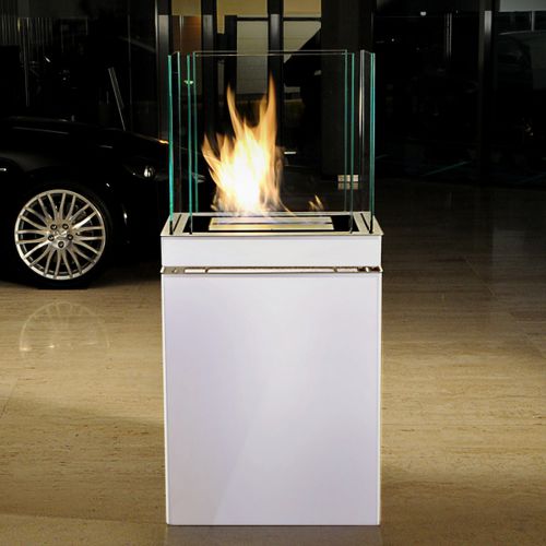 Rechteckige Bioethanol-Brennkammer - SEMI FLAME - RADIUS DESIGN
