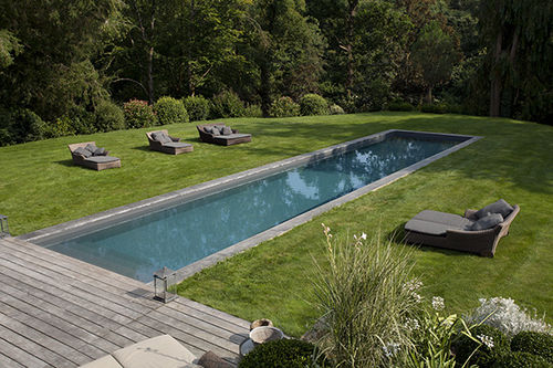 Schwimmbahn-Schwimmbecken - - - PISCINES CARRE BLEU - für Außenbereich / für Hotels / erdverlegt