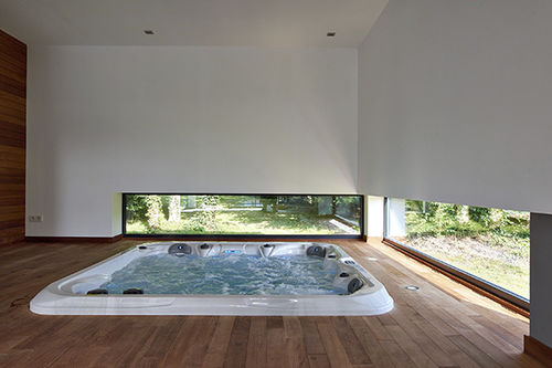 Einbau-Whirlpool - SPA LILLE - PISCINES CARRE BLEU - quadratisch / Mehrsitzer / für den Innenraum
