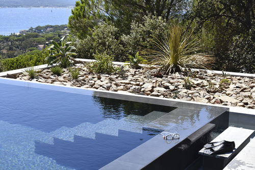 Schwimmbadtreppe - TS NUANCES DE BLEUS DRAGUIGNAN - PISCINES CARRE BLEU