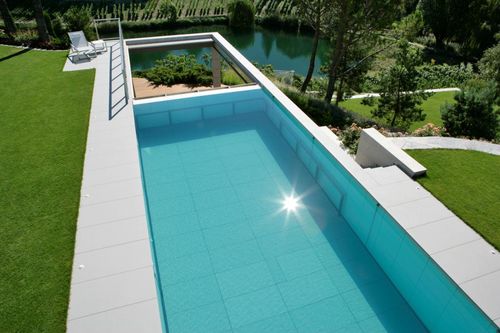 Verstellbarer Schwimmbeckenboden - NICOLLIER VALAIS - PISCINES CARRE BLEU
