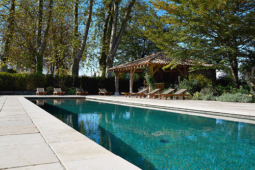 Überlaufschwimmbecken - PISCINE GITE VERT D'EAU PERIGUEUX - PISCINES CARRE BLEU - Schwimmbahn / für Außenbereich / für Hotels