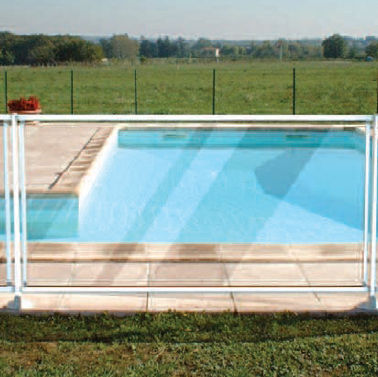 Schutzabsperrung - PISCINES CARRE BLEU - feststehend / Glas / für Pool