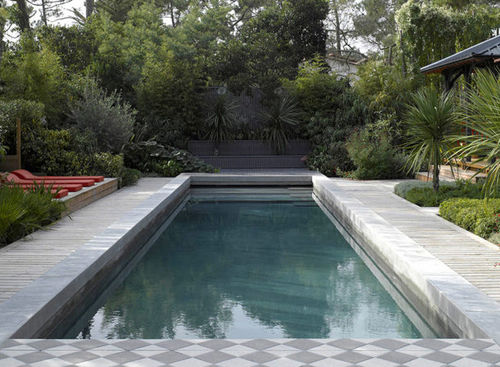 Schwimmbecken / Schalung Polymer - BÉTON BRUT - PISCINES CARRE BLEU - Schwimmbahn / für Außenbereich / erdverlegt