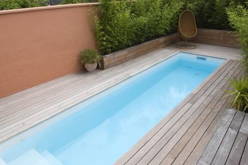 Schwimmbecken für Außenbereich - BORDEAUX. - PISCINES CARRE BLEU - erdverlegt / Beton