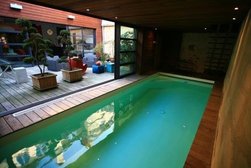 Schwimmbecken für den Innenraum - BORDEAUX - PISCINES CARRE BLEU - erdverlegt / Beton