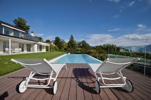 Überlaufschwimmbecken - SUISSE DEBORDEMENT - PISCINES CARRE BLEU - für Außenbereich / erdverlegt / Beton