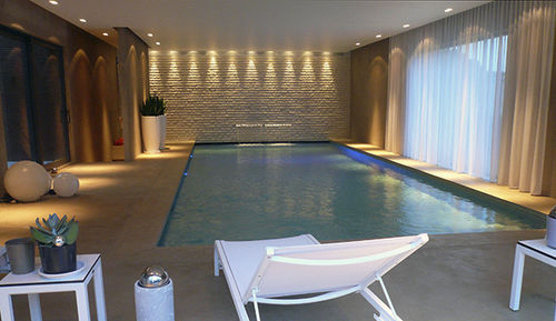 Schwimmbecken für den Innenraum - PISCINES CARRE BLEU - erdverlegt / Beton