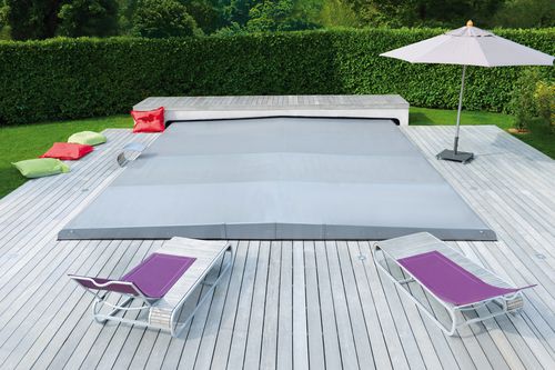 Stab-Poolabdeckung - INTÉGRALE   - PRIMA - automatisch / Sicherheit