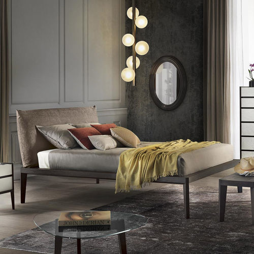 Doppelbett - ANDREA  - Olivieri - modern / gepolstertes Kopfteil / Stoff