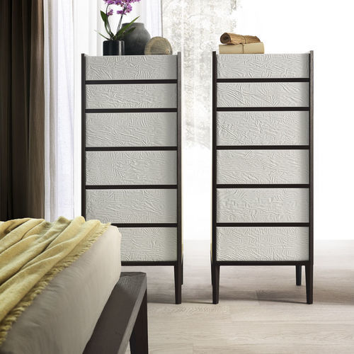 Moderner Chiffonnier - ANDREA  - Olivieri - lackiertes Holz / Holzfurnier / weiß