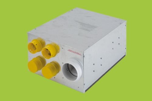 Doppelflutiges Lüftungsgerät - MR - SAUTER - zentral / Wohnbereich / für Feuchträume