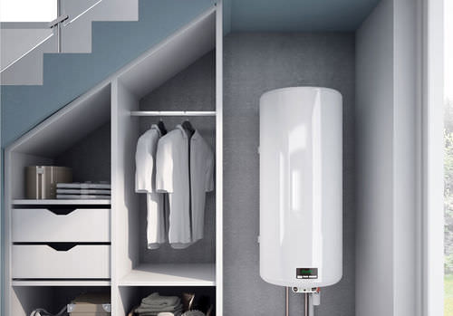 Elektrischer Heißwasserspeicher - ESSENTIEL - SAUTER - wandmontiert / Wohnbereich