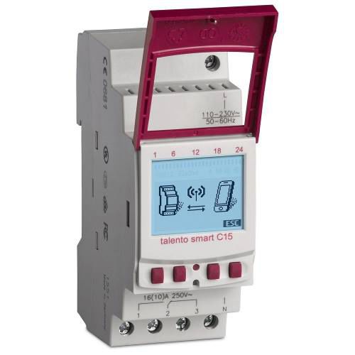 Programmierer für Heizungen - TALENTO SMART C15 - Grässlin - DIN-Schiene
