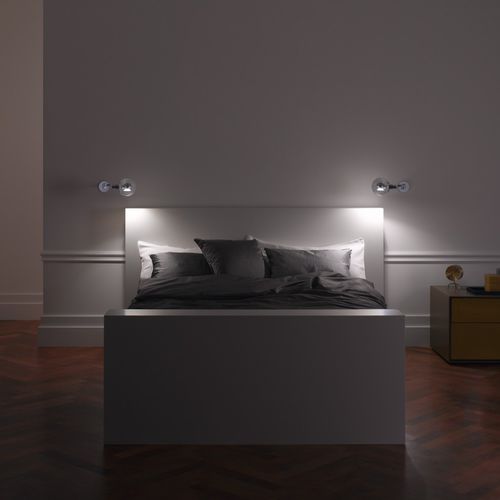 Moderne Wandleuchte - DIVO LETTO - Occhio - für den Innenraum / Aluminium / Messing