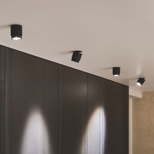 Deckenstrahler - LUI ALTO , LUI ALTO DOPPIO - Occhio - LED / rund / für Privatgebrauch