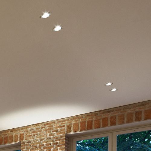 Strahler für Deckeneinbau - PIÙ R PIANO SEAMLESS - Occhio - LED / rund / Objekteinrichtung