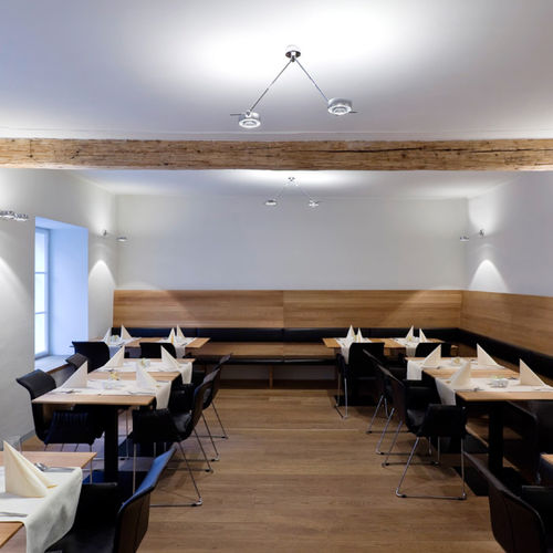 Moderne Deckenleuchte - SENTO SOFFITTO DUE - Occhio - rund / Glas / Aluminium