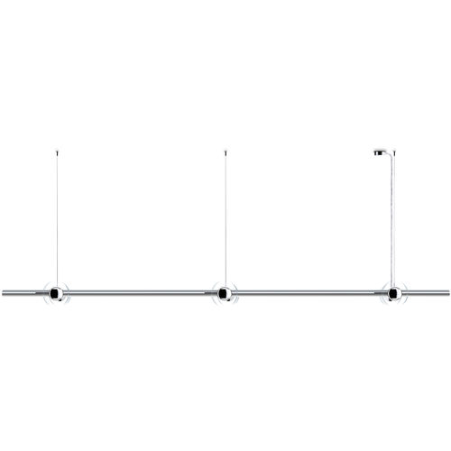 Hängelampe - DIVO SISTEMA SEI - Occhio - Aluminium / Glas / Messing