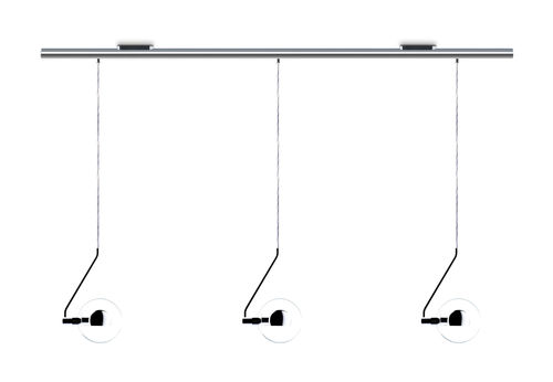 Hängelampe - DIVO: SOFFITTO TRE - Occhio - Glas / Metall / modern