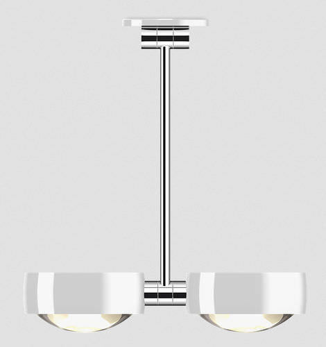 Hängelampe - SENTO: SOFFITTO DOPPIO - Occhio - Metall / modern / mit Kabel