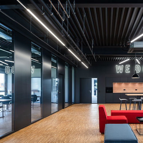 Eingebautes Beleuchtungsprofil - TUGRA - TRILUX France S.A.S - LED / modular / Service