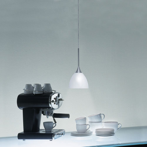 Hängelampe - SILVA / 160 G9 S - BRUCK - geblasenes Glas / modern / mit Kabel