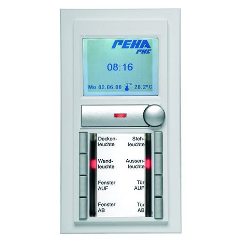 Bedientastatur für Hausautomationssystem - D 20.940.02 MCC - PEHA Paul Hochköpper - wandmontiert