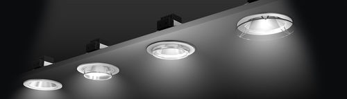 Einbaudownlight - PASCALA - RZB - LED / rund / für Außenbereich