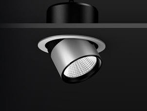 Strahler für Deckeneinbau - PURA R - RZB - Halogen / rund / Aluminium