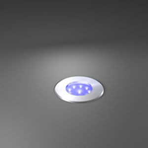 Strahler für Aufbau - TERRA 60 - RZB - LED / rund / Stahl