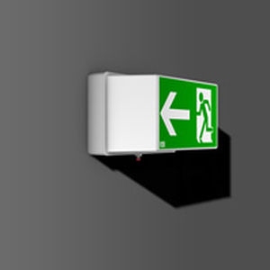 Wandmontierte Notbeleuchtung - GSUN® 2 - RZB - rechteckig / LED / Kunststoff