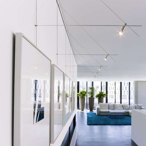 Moderne Bilderleuchte - ANGLE - Buschfeld Design - Aluminium / LED / Halogen