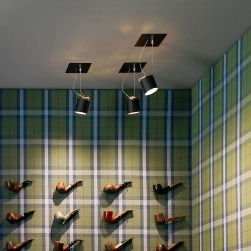 Hängestrahler - FLEX MONO - Buschfeld Design - LED / Halogen / rund