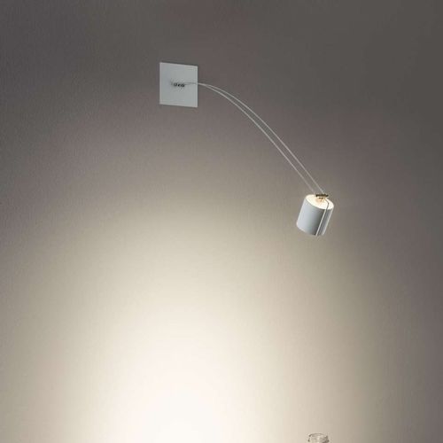 Moderne Wandleuchte - SHOP MONO - Buschfeld Design - für den Innenraum / Aluminium / rund
