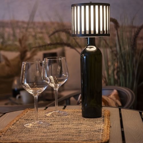 Tischlampe - BOTTLE  - Gnosjö Konstsmide - Aluminium / modern / mit Akku