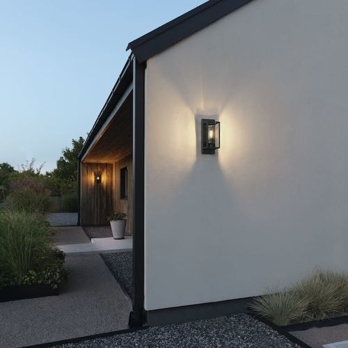 Moderne Wandleuchte - TRANI  - Gnosjö Konstsmide - für Außenbereich / Edelstahl / Glas
