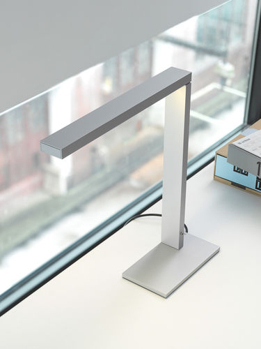 Bürolampe - ZAC BL - Anta Leuchten - aus verchromtem Metall / Satin / modern