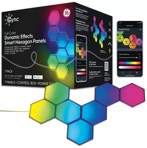 Wandmontiertes LED-Paneel - GE CYNC DYNAMIC - GE Lighting - für Decke / RGB / dimmbar