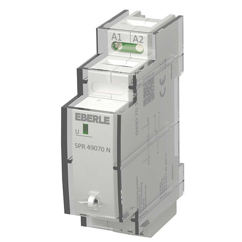 Elektromechanisches Relais / 230 V AC - SPR 490 70 N - Eberle Controls - NO/NF / Koppel / für DIN-Schiene