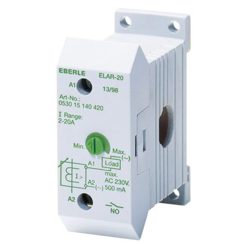 Statisches Relais / AC - ELAR 20 - Eberle Controls - 1NO / einphasig / für DIN-Schiene