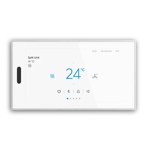 Bedientastatur für Hausautomationssystem - ROOMTOUCH® 5" - BUSCH-JAEGER - für Lüftungssystem / für Heizsystem / für Innenbeleuchtung